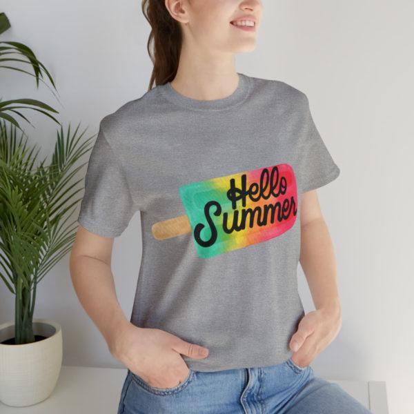 Summer Shirt, Hello Summer popsicle shirt, Summer shirts for women and men, Vacation shirt, summer vibes, tshirt graphic, sunshine shirt, sunset lover, - Image 45