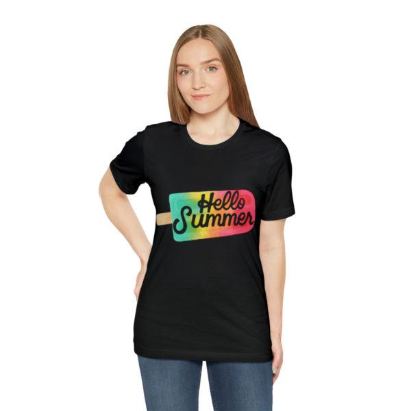 Summer Shirt, Hello Summer popsicle shirt, Summer shirts for women and men, Vacation shirt, summer vibes, tshirt graphic, sunshine shirt, sunset lover, - Image 5