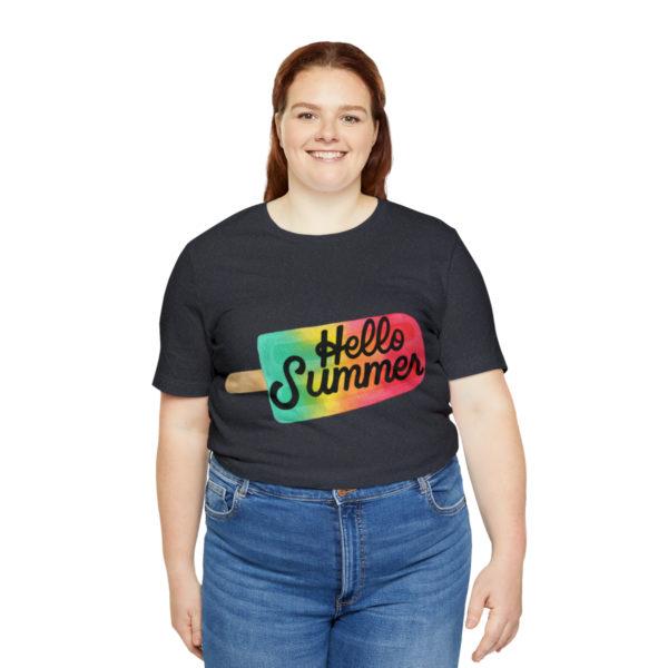 Summer Shirt, Hello Summer popsicle shirt, Summer shirts for women and men, Vacation shirt, summer vibes, tshirt graphic, sunshine shirt, sunset lover, - Image 67