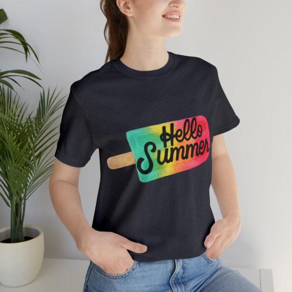 Summer Shirt, Hello Summer popsicle shirt, Summer shirts for women and men, Vacation shirt, summer vibes, tshirt graphic, sunshine shirt, sunset lover, - Image 69