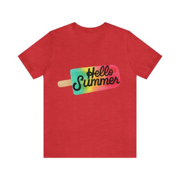 Summer Shirt, Hello Summer popsicle shirt, Summer shirts for women and men, Vacation shirt, summer vibes, tshirt graphic, sunshine shirt, sunset lover, - Image 97