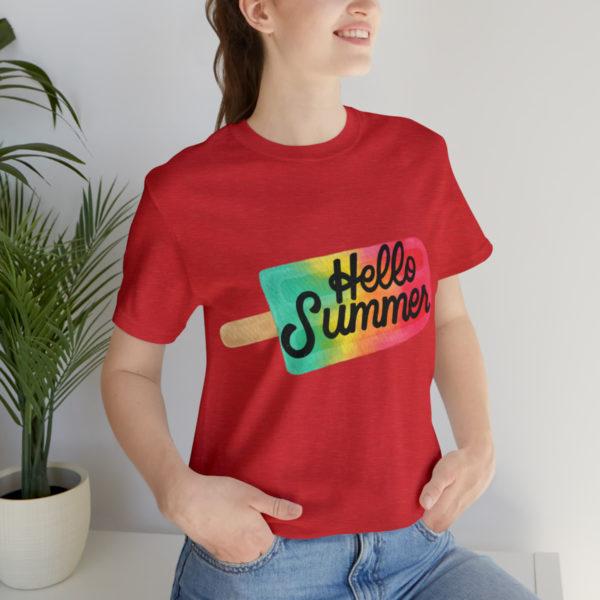 Summer Shirt, Hello Summer popsicle shirt, Summer shirts for women and men, Vacation shirt, summer vibes, tshirt graphic, sunshine shirt, sunset lover, - Image 105