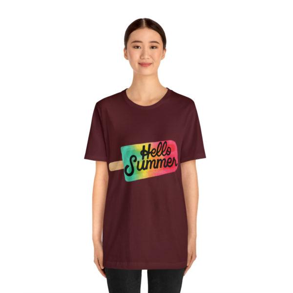 Summer Shirt, Hello Summer popsicle shirt, Summer shirts for women and men, Vacation shirt, summer vibes, tshirt graphic, sunshine shirt, sunset lover, - Image 75
