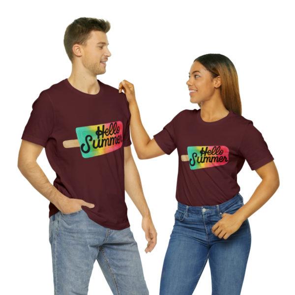 Summer Shirt, Hello Summer popsicle shirt, Summer shirts for women and men, Vacation shirt, summer vibes, tshirt graphic, sunshine shirt, sunset lover, - Image 82